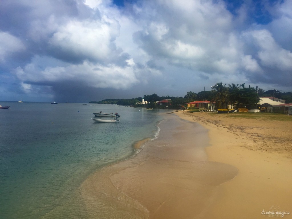 Arrivée par la mer à Marie-Galante.