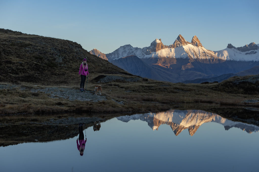 lac guichard avec chien