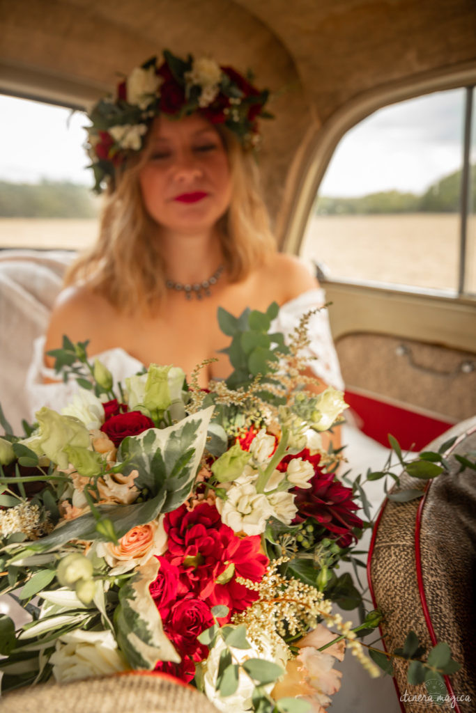 mariage voiture ancienne en provence