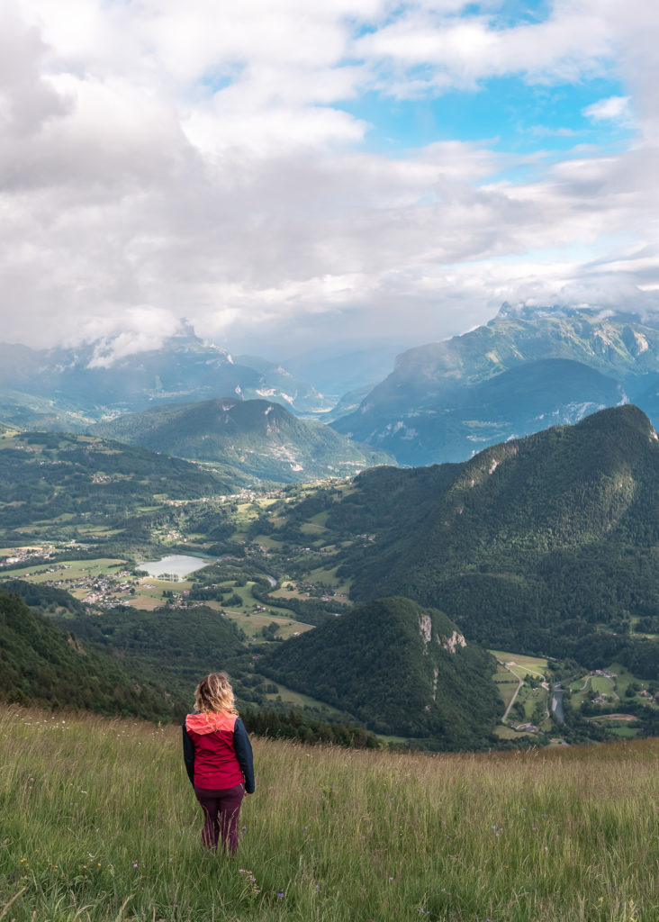 randonnée sur les crêtes du pic de marcelly à praz de lys sommand