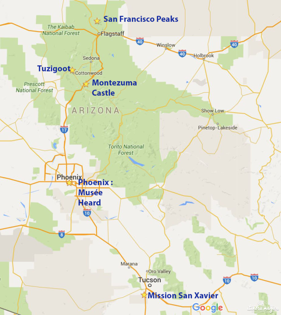 Découvrez la culture amérindienne d'Arizona : Montezuma Castle, Tuzigoot, San Xavier del Bac... un roadtrip sur les traces des premiers Américains !